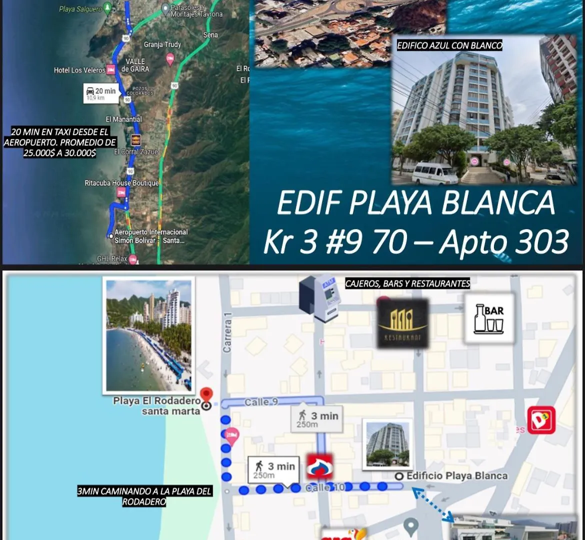 Apartamento Rodadero Santa Marta Gaira Apartment